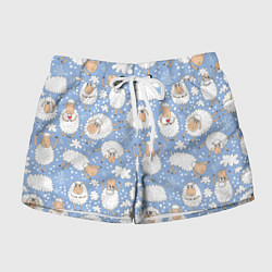 Женские шорты Счастливые овечки