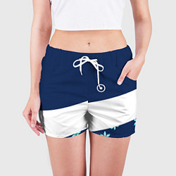 Шорты женские Стильная с цветами, цвет: 3D-принт — фото 2