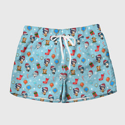 Женские шорты GI Christmas Pattern