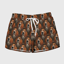 Шорты женские Dog patternt, цвет: 3D-принт