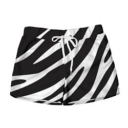 Женские шорты Анималистичный рисунок зебра