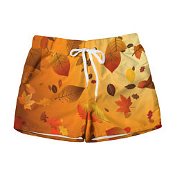 Шорты женские Осенний тёплый ветер, цвет: 3D-принт