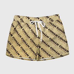Шорты женские Конан эксайлс узор, цвет: 3D-принт