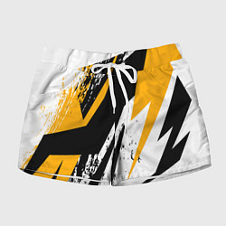 Шорты женские Гоночная абстракция, цвет: 3D-принт
