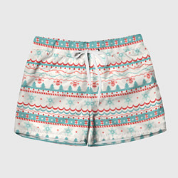 Женские шорты Новогодний свитер, но без оленей