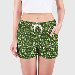 Шорты женские Милитари камни, цвет: 3D-принт — фото 2