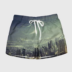 Женские шорты Футуристичный город