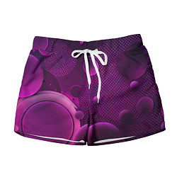 Женские шорты Фиолетовые шары