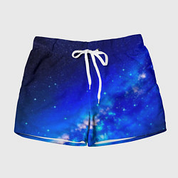 Женские шорты Космос млечный путь
