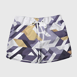 Шорты женские Абстрактный принт от нейросети, цвет: 3D-принт