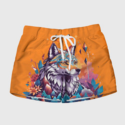 Женские шорты Рыжая лисичка - тотемное животное