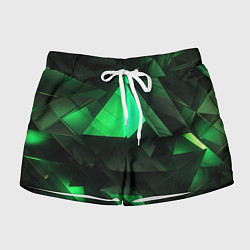 Шорты женские Геометрические фигуры, цвет: 3D-принт