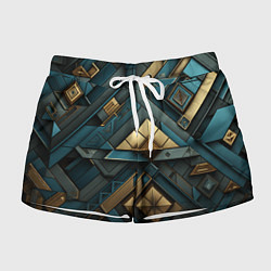 Женские шорты Геометрический узор в египетском стиле