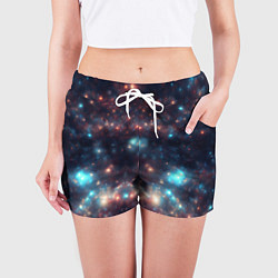 Шорты женские Космический простор, цвет: 3D-принт — фото 2