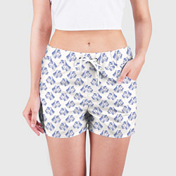 Шорты женские Дикий тигр, цвет: 3D-принт — фото 2