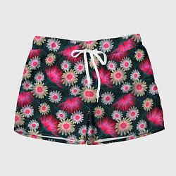 Шорты женские Floral pattern, цвет: 3D-принт
