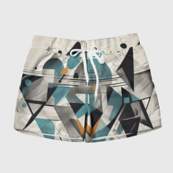 Женские шорты Три человека авангард