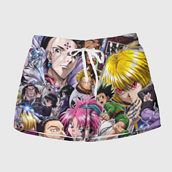 Шорты женские Hunter Hunter anime color, цвет: 3D-принт