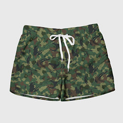 Женские шорты Камуфляж Woodland классический