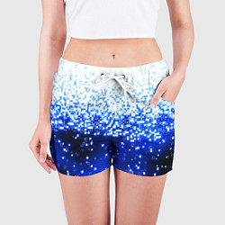 Шорты женские Поврежденный цифровой скин - осыпающиеся пиксели, цвет: 3D-принт — фото 2