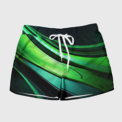 Женские шорты Абстрактные геометрические плавные линии минимализ