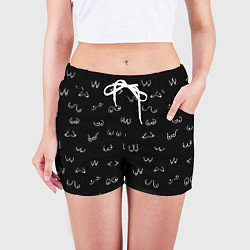 Шорты женские Мультяшные груди, цвет: 3D-принт — фото 2