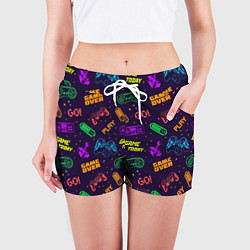 Шорты женские Game today, цвет: 3D-принт — фото 2