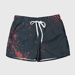 Женские шорты Брызги краски на стену