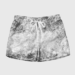 Шорты женские Абстракция - серый ветер, цвет: 3D-принт