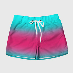 Женские шорты Градиент текстура неон