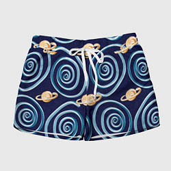 Женские шорты Абстрактный 3D космос