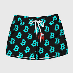 Женские шорты Among us биткоин