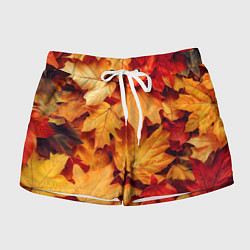 Женские шорты Осенние кленовые листья
