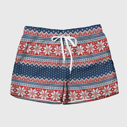 Женские шорты Knitted Pattern