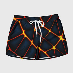 Женские шорты Каменный разлом с лавой