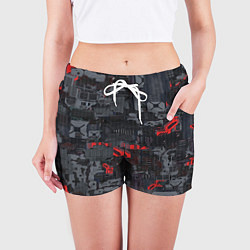 Шорты женские Микроплата, цвет: 3D-принт — фото 2