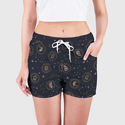 Шорты женские Все факультеты Хогвартса, цвет: 3D-принт — фото 2