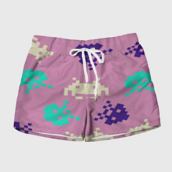 Женские шорты Пиксели фильтр