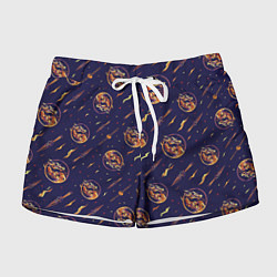 Женские шорты Mortal Kombat logo pattern