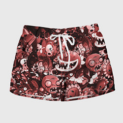 Женские шорты Растения против зомби в красном цвете