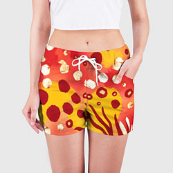 Шорты женские Африканский паттерн, цвет: 3D-принт — фото 2