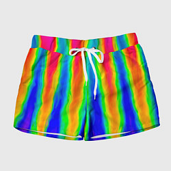 Шорты женские Пожар в химлаборатории, цвет: 3D-принт