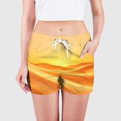 Шорты женские Золотые пески, цвет: 3D-принт — фото 2