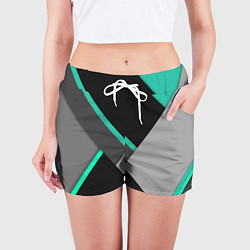 Шорты женские Multicoloured, цвет: 3D-принт — фото 2