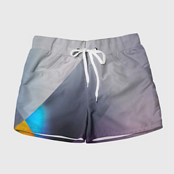 Женские шорты Color grey with stripes