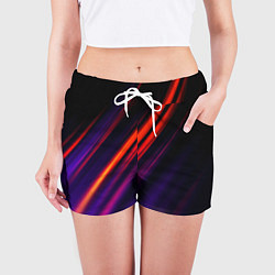 Шорты женские Multicolored, цвет: 3D-принт — фото 2