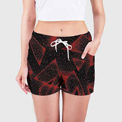 Шорты женские Triangles with dots, цвет: 3D-принт — фото 2