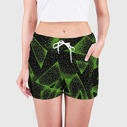 Шорты женские Triangles with dots, цвет: 3D-принт — фото 2
