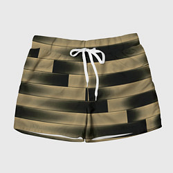 Шорты женские Color yellow square, цвет: 3D-принт