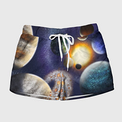 Женские шорты Парад планет